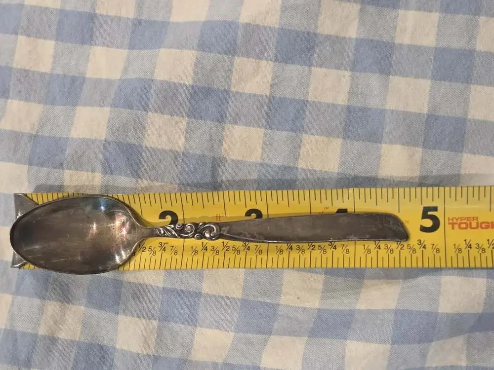 Vintage Silver Plated Spoon Oneida Community South Seas Pattern Souvenir